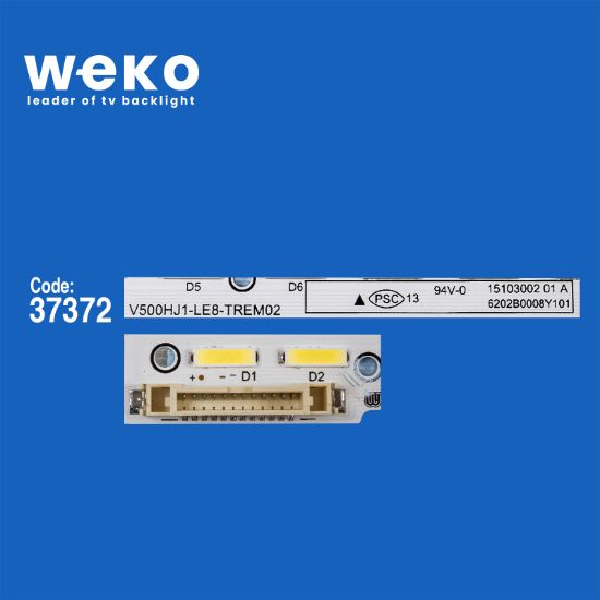 WKSET-6716 37372X1 V500HJ1-LE8-TREM02 6202B0009L101  1 ADET LED BAR (56LED) resmi