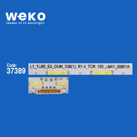 WKSET-6730 37389X2 L1_TU85_EO_DUM_S38(1)_R1.4_TCR_100_LM41-00851A 2 ADET LED BAR (38LED) resmi