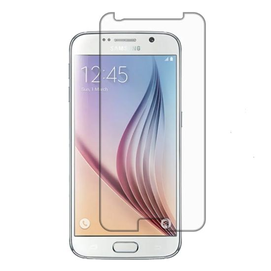 POWERMASTER KIRILMAZ CEP TELEFONU EKRAN KORUYUCU AYNALI ÖN CAM SAMSUNG S6 resmi