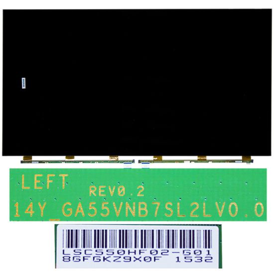 TV PANEL 55 052D55SS5 14_GA55VNB7SL2LV0.0 LSC550HF02-GO1 OPEN CELL resmi