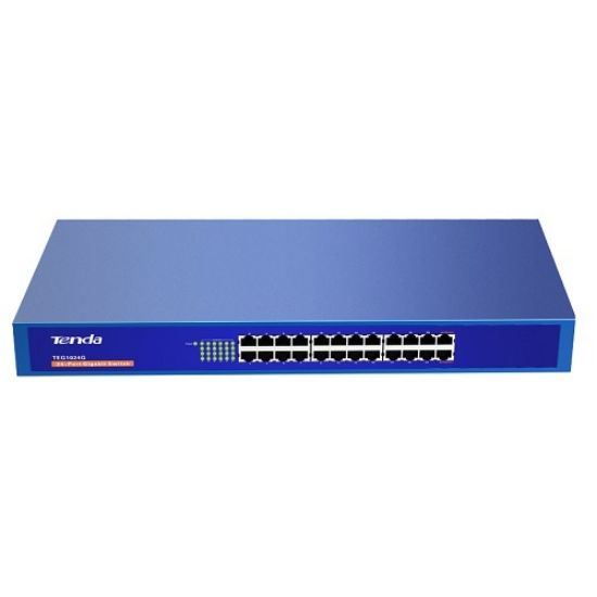 TENDA TEG1024G 24 PORT 10/100/1000 Rack-M SWITCH resmi