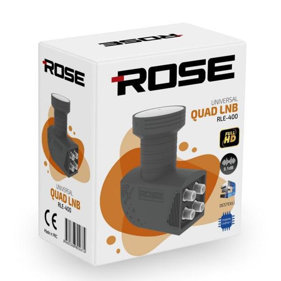 ROSE RLE-400 0.1DB QUAD DÖRTLÜ LNB resmi