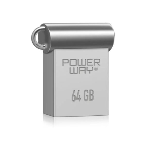 POWERWAY 64 GB USB 3.0 METAL MINI FLASH BELLEK resmi