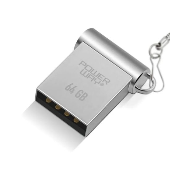 POWERWAY 64 GB USB 3.0 METAL MINI FLASH BELLEK resmi