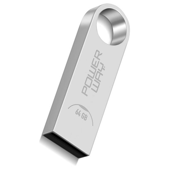 POWERWAY 64 GB METAL USB 2.0 FLASH BELLEK resmi