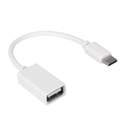 HYTECH HY-X112 BEYAZ USB DİŞİ TO TYPE-C ERKEK OTG ÇEVİRİCİ resmi