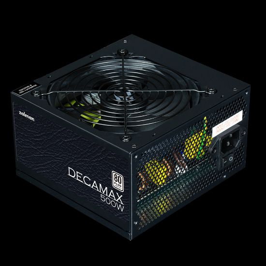 ZALMAN DECAMAX 500W ZM500-LX3 80+ STANDARD POWER SUPPLY resmi