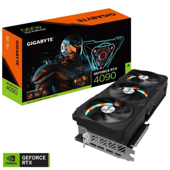 GIGABYTE GV-N4090GAMOC-24GD RTX4090 24GB HDMI DP 384BİT  resmi