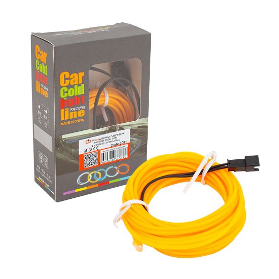 POWERMASTER PM-6081 NEON SARI 5 METRE İP AYDINLATMA (5 VOLT USB ADAPTÖRLÜ) resmi