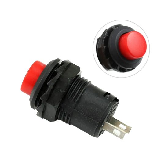 KALICILI 12 MM 2 PİN PLASTİK BUTON (IC-185D) resmi