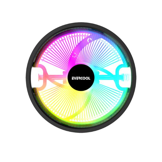 EVERCOOL CS-02 RAINBOW 3PİN 12CM LGA1700P resmi