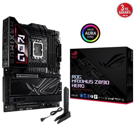 ASUS ROG MAXIMUS Z890 HERO DDR5 6XM2 USB3.2 WIFI7 RGB LAN ATX resmi
