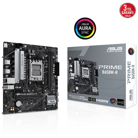 ASUS PRIME B650M-R AMD DDR5 7200+(OC) HDMI M.2 AM5 resmi