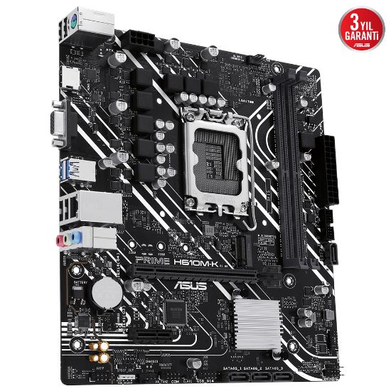 ASUS PRIME H610M-K DDR5 5600Mhz HDMI VGA mATX 1700 resmi