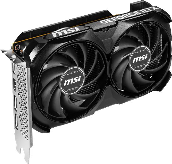 MSI GEFORCE RTX 4060 VENTUS 2X BLACK 8G OC HDMI DP 128 Bit resmi