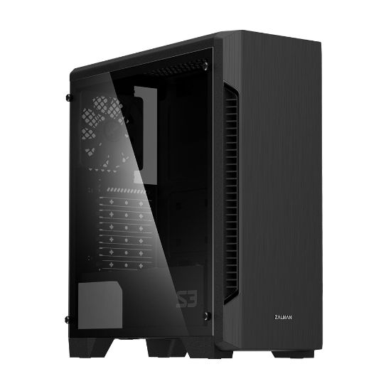 ZALMAN S3 TG 600W TEMPERLİ CAM ATX MID TOWER KASA resmi