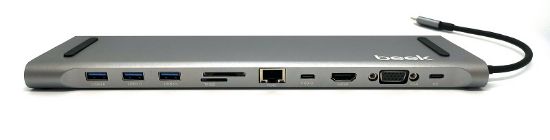 BEEK BA-DCK-UC11 TYPE-C TO HDMI/VGA/RJ45 DOCK STATİON resmi