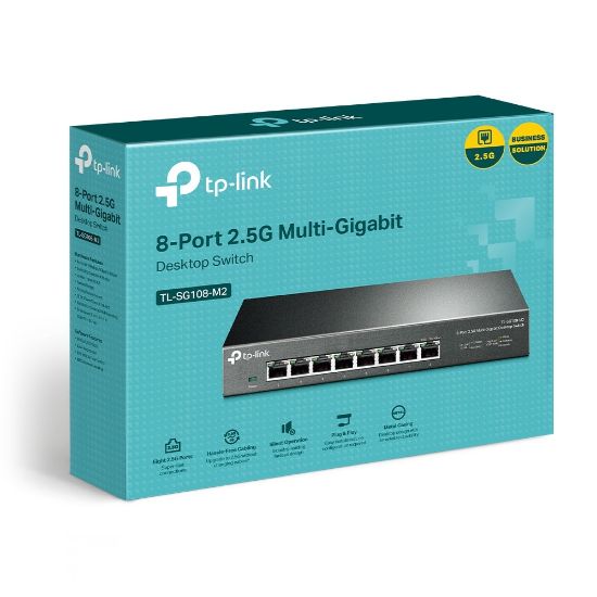 TP-LINK TL-SG108-M2 8PORT 10/100/1000 YÖNETİLEMEZ SWITCH resmi