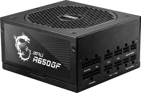 MSI MPG A650GF 650W 80+ GOLD POWER SUPPLY resmi