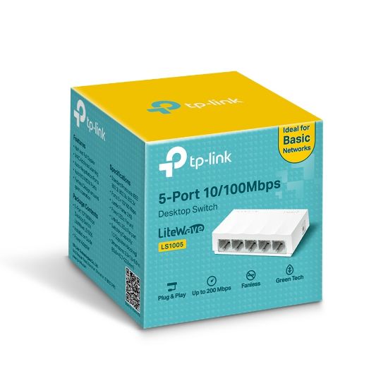 TP-LINK LS1005 5PORT 10/100 YÖNETİLEMEZ SWITCH resmi