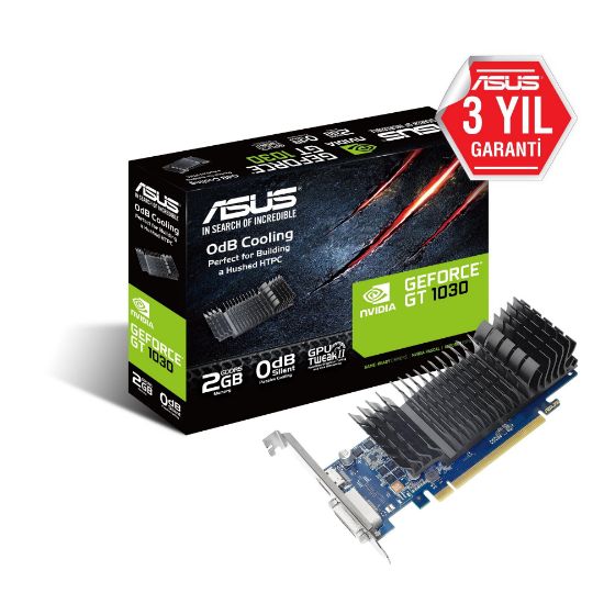 ASUS GT1030-SL-2G-BRK 2GB GDDR5 DVI HDMI 64Bit resmi