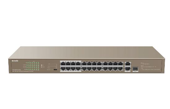 TENDA TEF1126P-24-250W 24PORT 10/100 YÖNETİLEMEZ POE SWITCH resmi