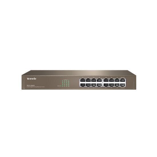 TENDA TEG1016D 16PORT 10/100/1000 YÖNETİLEMEZ SWITCH resmi