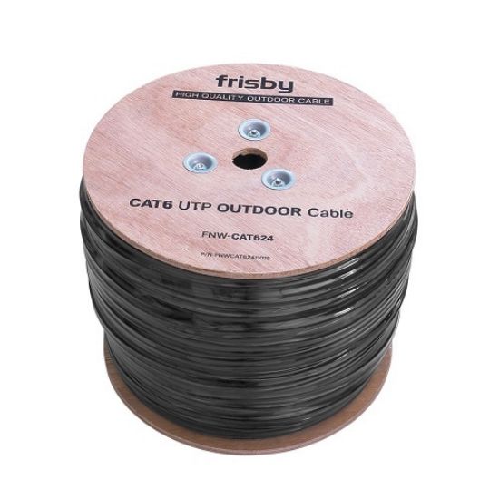 FRISBY FNW-CAT624 CAT6 UTP DIŞ ORTAM KABLOSU 305 METRE resmi