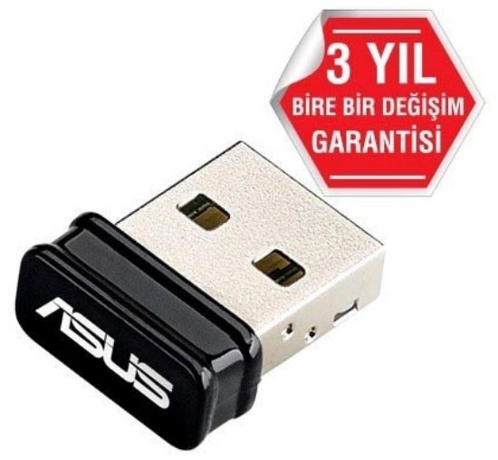 ASUS USB-N10 NANO 150Mbps USB ADAPTÖR resmi