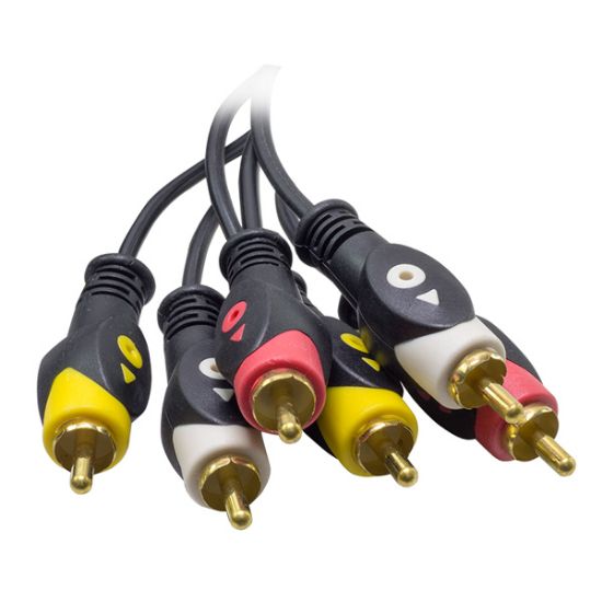 POWERMASTER 3 RCA + 3 RCA 3 METRE 1.KALİTE KABLO resmi