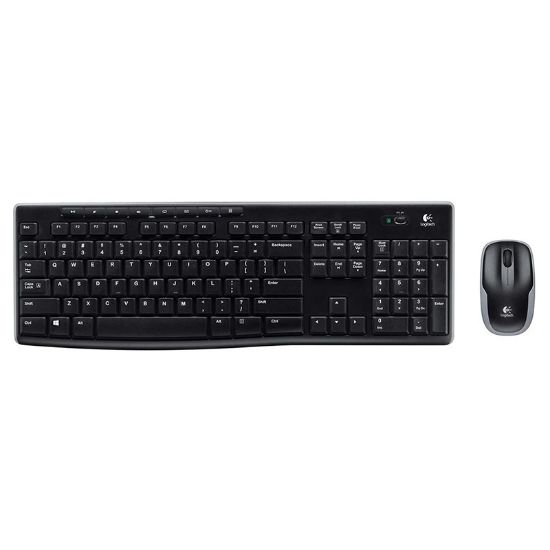 LOGITECH MK270 SİYAH KABLOSUZ Q KLAVYE SET resmi