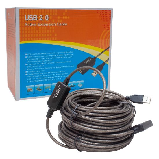 POWERMASTER PM-11427 USB 2.0 20 METRE USB UZATMA KABLOSU resmi