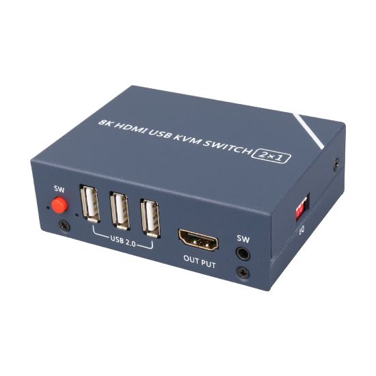 POWERMASTER PM-11777 8K HDMI USB KVM SWITCH 2X1 resmi