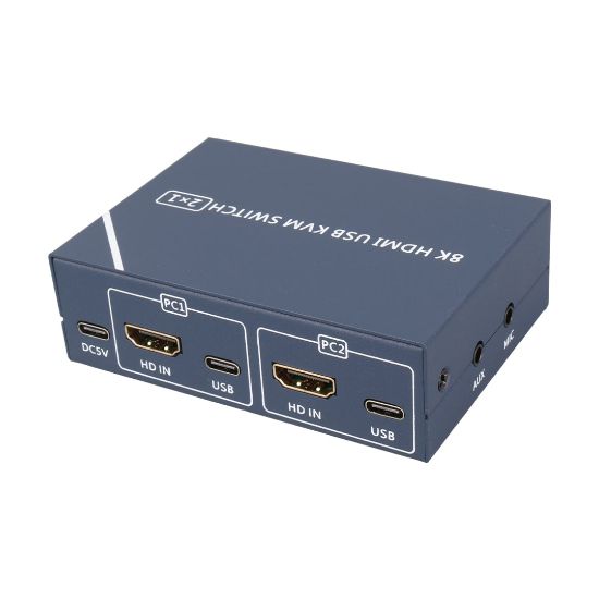 POWERMASTER PM-11777 8K HDMI USB KVM SWITCH 2X1 resmi