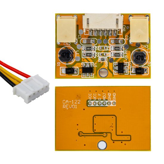 LED INVERTER UNIVERSAL CA-122 ÇİFT PORTLU ÇİFT LAMBALI 2.7X4 CM 4 PIN KABLOLU 9.6V ÇIKIŞLI resmi