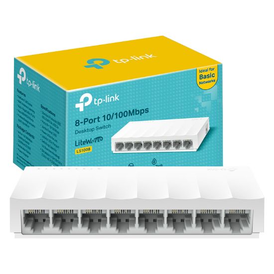 TP-LINK LS1008 8 PORT 10/100 MBPS ETHERNET SWITCH resmi