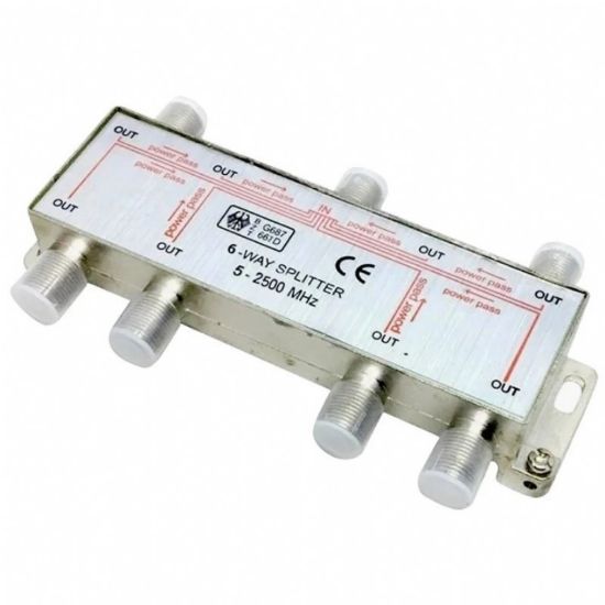 1/6 SPLITTER 5-2500 MHZ MAG resmi