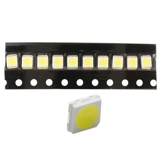 LEDBAR LEDLERİ 1 WATT BEYAZ   3-3V - 3.6V 6000-6500K (BÜYÜK EKSİ KÜÇÜK ARTI) 3 VOLT resmi