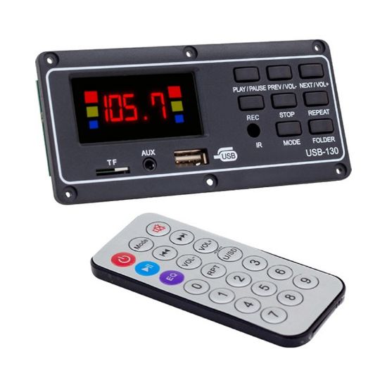 MAGICVOICE MV-15949 USB-130 USB/SD/MIC/AUX/BLUETOOTH KUMANDALI EKRANLI OTO TEYP ÇEVİRİCİ DİJİTAL PLAYER BOARD resmi