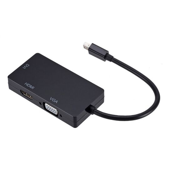 POWERMASTER PM-16102 DISPLAY PORT TO HDMI-VGA-DVI 3IN1 ÇEVİRİCİ resmi