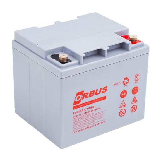 ORBUS 12 VOLT - 42 AMPER ENGELLİ ARAÇ AKÜSÜ (197 X 165 X 175 MM) resmi