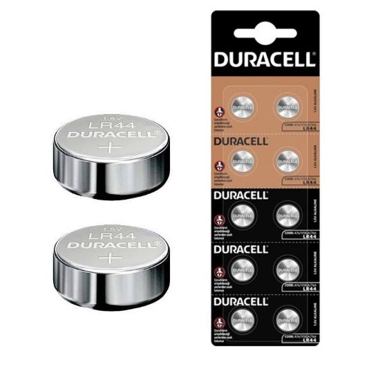 DURACELL A76 LR44 1.5 VOLT DÜĞME PİL (10LU PAKET) resmi