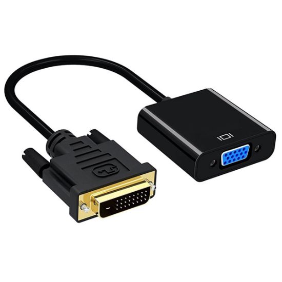 POWERMASTER PM-18636 DVI-D 24+1 ERKEK TO VGA DİŞİ ÇEVİRİCİ ADAPTÖR KABLO DVI TO VGA ADAPTÖR resmi