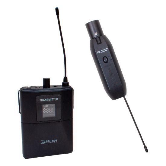 MAGICVOICE MV-19600 UHF KABLOSUZ YAKA MİKROFONU (RECEVER XLRLI) resmi