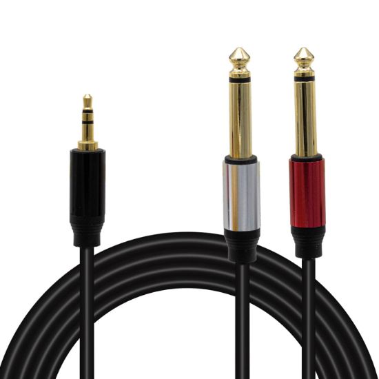 MAGİCVOİCE LD360 3.5 MM STEREO ERKEK + 2X6.3 MM MONO ERKEK 1.5 METRE KABLO resmi