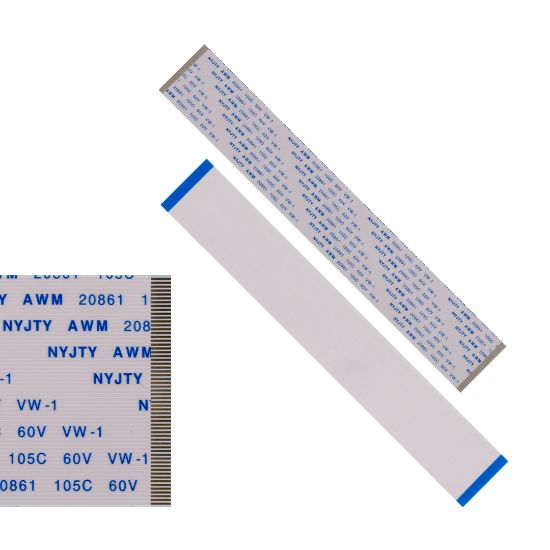 LVDS FLEXİ KABLO 0.5-60P-200A 60 PİN 3.1CMX20CM (SİYAH) resmi