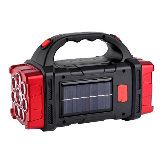 POWERMASTER HB-1678 SOLARLI USB ÇIKIŞLI ŞARJ EDİLEBİLİR 38 WATT KAMP FENERİ resmi