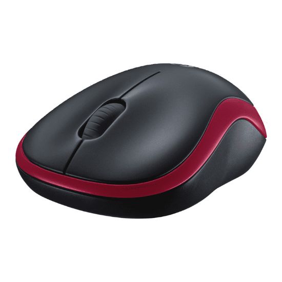 LOGITECH M185 KIRMIZI KABLOSUZ MOUSE resmi