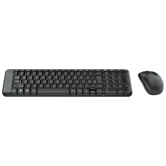 LOGITECH MK220 Q TR SIYAH KABLOSUZ KLAVYE+MOUSE SET resmi