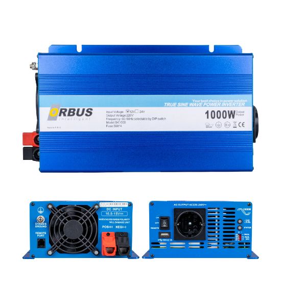 ORBUS 12 VOLT - 1000 WATT TAM SINUS INTELLIGENT INVERTER resmi